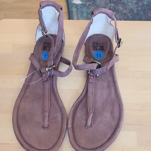Frye Women's Brown Leather Sandals